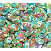 Кабошоны 12x16 овальные цветная мозаика