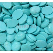 Кабошоны 12x16 овальные из светло-голубой бирюзы