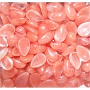 Кабошоны 10x15 капля из розового халцедона