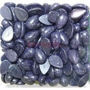 Кабошоны 10x15 капля из синего авантюрина