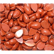 Кабошоны 10x15 капля из красной яшмы