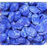 Кабошоны 13x18 овальные из синего сапфирина