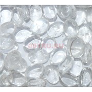 Кабошоны 13x18 овальные из горного хрусталя