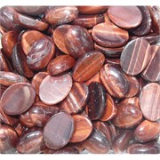 Кабошоны 13x18 овальные из бычьего глаза