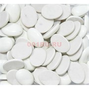 Кабошоны 13x18 овальные из белого агата