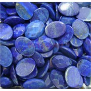Кабошоны 13x18 граненые из лазурита