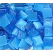 Кабошоны 14x14 квадратные из синего кошачьго глаза