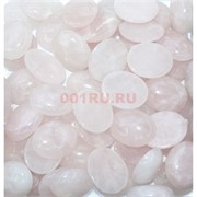 Кабошоны 20x25 овал из розового кварца