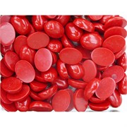 Кабошоны овальные 15x20 из красного коралла