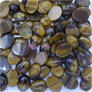 Кабошоны овальные 15x20 из тигрового глаза