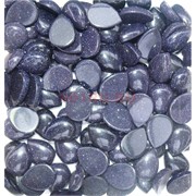 Кабошоны 15x20 капля из синего авантюрина