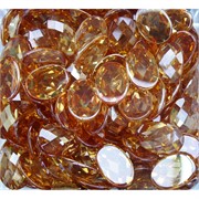 Кабошоны 13x18 из зеленого стекла  новая огранка