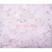 Кабошоны 8x10 «бриллиант» из стекла под розовый кварц
