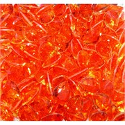 Кабошоны 10x13 капли из красного стекла