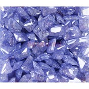 Кабошоны 10x14 прямоугольные из синего стекла