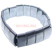 Браслет 1,5x0,5 см из гематита