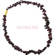 Бусы 45 см из крошки граната (Индия)