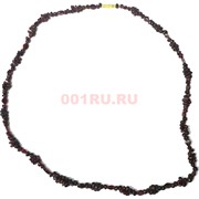 Бусы 60 см из крошки граната (Индия)