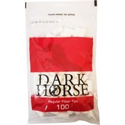 Фильтры сигаретные Dark Horse 100 шт 8 мм диаметр 15 мм длина