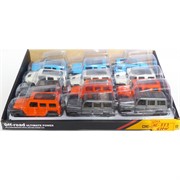 Игрушечные (KC-333) машинки off-road джипы 12 шт/уп