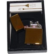 Зажигалка USB разрядная чистая для гравировки под золото