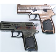 Зажигалка сувенирная Пистолет CZ P-07 тройное турбо