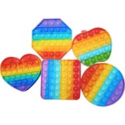 Антистресс пупырка попит радужная в ассортименте