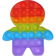Попит антистресс силиконовая игрушка «имбирный человечек»