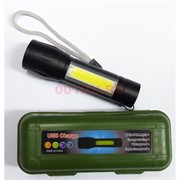 Фонарик светодиодный USB Charge (YYC-511) компактный сверхяркий с зарядкой от сети