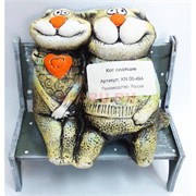 Фигурка Коты (KN-00-49A) сидящие из шамота