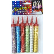 Фейерверк 12 см для торта Birthday Candle 6 шт/упаковка