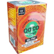 Уголь кокосовый Qoco Turbo Mr. Flat 120 кубиков 1 кг