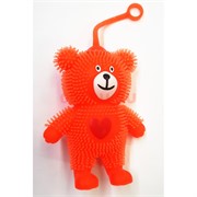 Мишка игрушка подвеска силиконовая светяшка 12 шт/уп