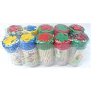 Зубочистки (608) из дерева 10 шт/уп 360 шт/кор