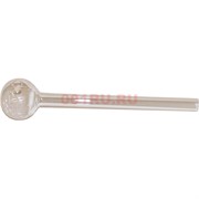 Трубка oil pipe курительная стеклянная диаметр 20 мм длина 15 см (15/20/12)