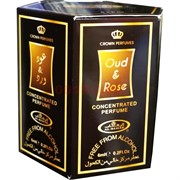 Масляные духи Al-Rehab «Oud & Rose» 6 мл масло парфюмерное 6 шт/уп