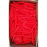 Трубка поп тьюб антистресс 14x2 см красная 1000 шт/кор