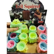 Игрушка силиконовая Злая Белка Evil Sqirrel 12 шт/уп