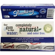 Бумага для самокруток Smoking Blue 33 шт King Size