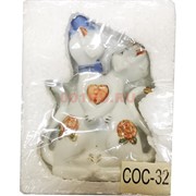 Фигурка Кошки парная (COC-32) из фарфора 13 см
