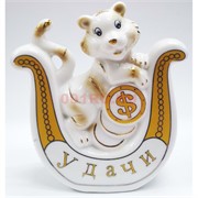 Фигурка Тигр в подкове (KL-3559) из фарфора 11,5 см символ 2022 года