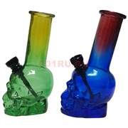 Бонг стеклянный череп D&amp;K 14,5 см высота Skull Glass Hookah