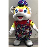 Тигр музыкальный в юбке (8577) поющий 22 см высота символ 2022 года