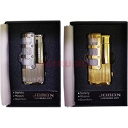Зажигалка Jobon 3 огня турбо «сетка»
