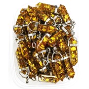 Маятник-подвеска 4 см из янтарной крошки