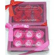 Мыло Розы Soap flowers цветы в ассортименте 6 шт/уп