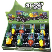 Машинка Динозавр Off-Road Dinosaur 8 шт/упаковка иннерционная