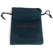 Чехол подарочный замша 18x23 см черный 50 шт/уп