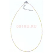 Бусы (размер бусин 0,1x0,1x0,1 см) из шпинели цветной  48 см