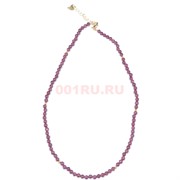 Бусы (размер 0,2x0,2x0,2 см) из граната 32 см